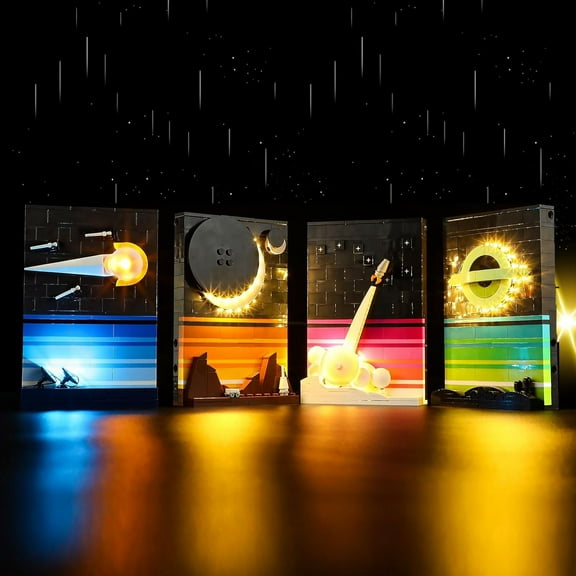 LED Light Kit for Lego 21340 Tales of The Space Age Set, Compatible with Lego 21340 Building Blocks Model(Not Include Blocks Set)