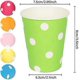 thumbnail image 5 of 60 Pack 255ml Multicolor Polka Dot Cardboard Cups, Biodegradable, Suitable for Holidays, Weddings, Holidays, Weddings, Yellow, Blue, Rose Red, Orange, 5 of 5