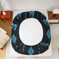 thumbnail image 5 of Feelyou Tribal Aztec Damask Twin Sheet Sets, Western Boho Skeleton Bedding, 3pcs, 5 of 7