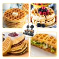 thumbnail image 5 of Commercial Waffle Maker, Double Waffle Maker, 110V 2400 W Non-Stick Commercial Waffle Machine, Stainless Steel Waffle Iron Machine for Restaurants, 5 of 9