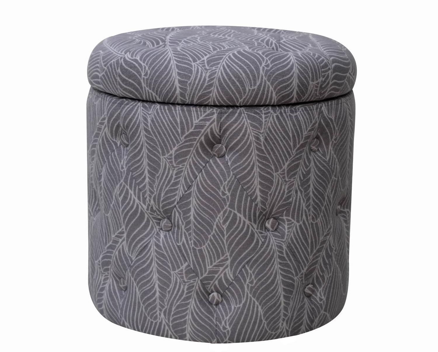 Hometrends Tufted Storage Ottoman