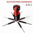 thumbnail image 3 of XYAIYT 2pcs Multi function Screwdriver Set with Screw Tips Compact Stainless Steel Design Includes LED Flashlight Suit for Home Kitchen Car RV Repair Tool Storage Kit, 3 of 8