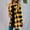 Yellow, variant on BODOAO Women's Open Front Long Cardigan Draped Snap Buffalo Plaid Shirt Kimono Cardigan Knit Sweater Long Sleeve Jacket Plaid Cardigan Fall Checkered Coat Top Lady Automobiledigan Army Green L