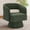 Green, variant on MOONMISS Oversized Chenille Swivel Barrel Accent Chair,Modern Comfy Round Arm Upholstered Armchair for Living Room,Caramel