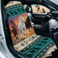 thumbnail image 2 of ZUXONGSY Car Seat Cover Towel Navajo Horse Ethnic Tribel Print Sprints Towel Car Seat Covers Washable Bucket Seat Protector for Cars Auto Interior Decoration, 2 of 8