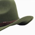 thumbnail image 5 of Gibobby Western Cowboy Hat For 3-8 Years Todddler Unisex Sun Hat Felt Suede Travel Cap Outdoor Sun Visor Wide Brim Hat With Strap Kids Hat,AG, 5 of 7