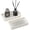 White Color With Black Stripes-2 Pcs, variant on SENYUM Upgrade10"×6"×1" Bathroom Vanity Tray for Countertop- Ceramic Decorative Organizer Tray for Dresser Tops, Toilet, Perfume, Sponge Holder Soap Dish Dispenser for Kitchen Counter