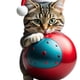 thumbnail image 2 of Adornos navideños de dibujos animados de gato, colgante creativo para árbol de Navidad, decoración para coche, regalos, 2 of 8