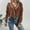 Brown, variant on Idoravan Cardigans for Women Spring Women's Fall Fashion V Neck Single Breasted Chain Link Sweater Cardigan