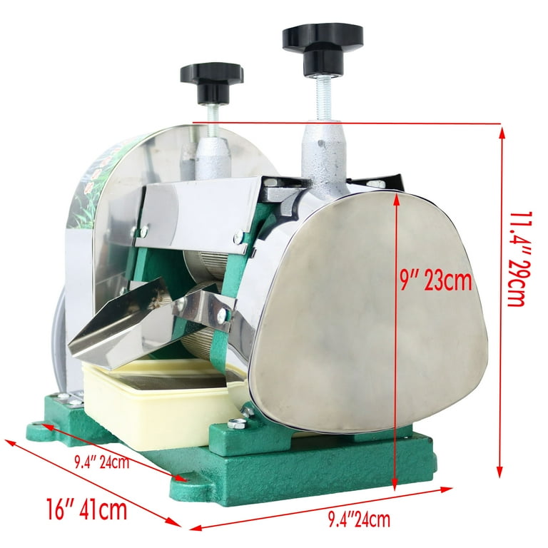 Techtongda Manual Sugar Cane Press Juicer with 2 Knives and Techtongda Manual Sugar Cane Press Juicer with 2 Knives and
