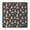 Black Princess Castle, variant on Ballerina Princess Pattern Square Fitted Tablecloth with Elastic Edge,Square Table Cover,Washable Elastic Table Cover for Home Kitchen Party Decor 36"x36"