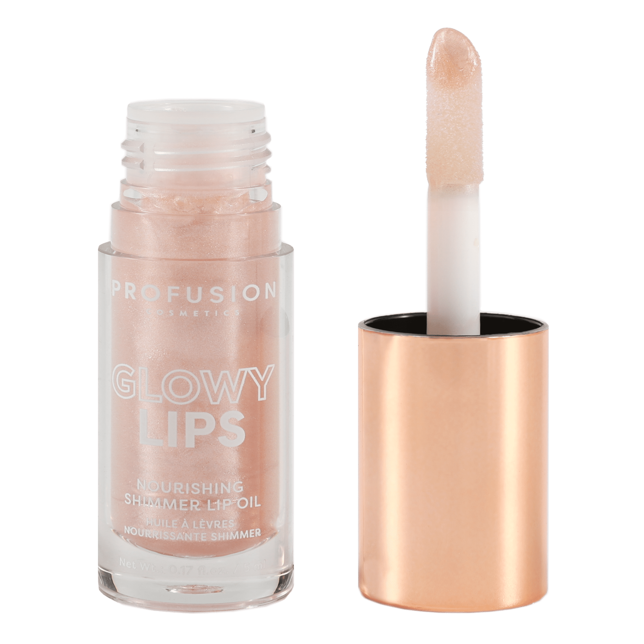 Profusion Cosmetics Glowy Lips Nourishing Shimmer Lip Oil - Bling Bling