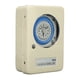 thumbnail image 3 of Interruptor de tiempo mecánico TB35N SPST Temporizador mecánico de intervalo de 15 minutos y 24 horas con carcasa de hierro para exteriores de 100 a 240 V, 3 of 15