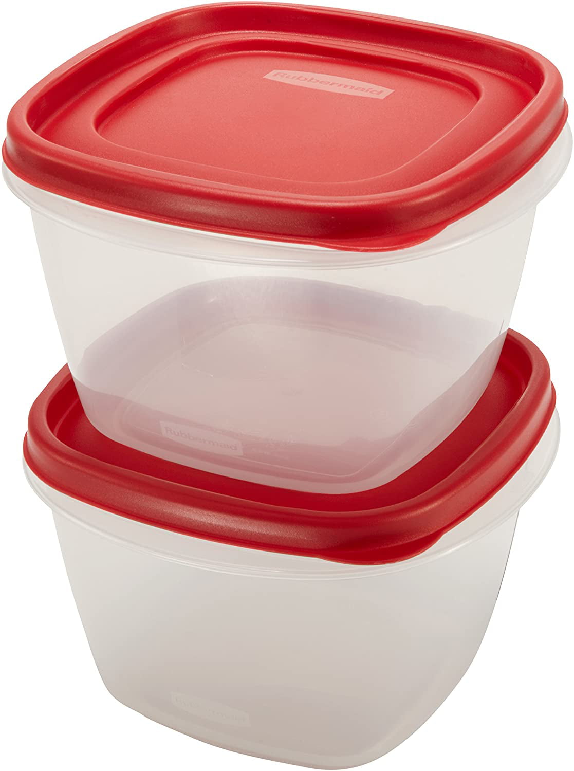 Rubbermaid® Easy-Find Lids Storage Containers 2 Pack - Red/Clear, 2 pk -  Fry's Food Stores