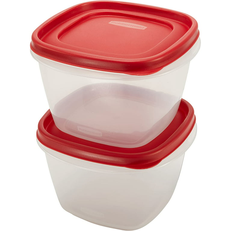 Rubbermaid® Easy-Find Lids Two-Cup Food Storage Container, 2 pk / 5 x 5 x 3  in - Smith's Food and Drug