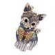 thumbnail image 1 of Pin de Broche Zulema Gato Vintage 4.3 * 2 cm, 1 of 8