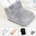 thumbnail image 3 of Dsseng Electric Foot Warmer Heating Pad Ultra Soft Flannel for Bed Feet Office/Home, 3 of 12
