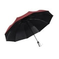 thumbnail image 2 of fenteer Automatic Folding Umbrella Folding Travel Umbrella for Rain for Beach, 2 of 8