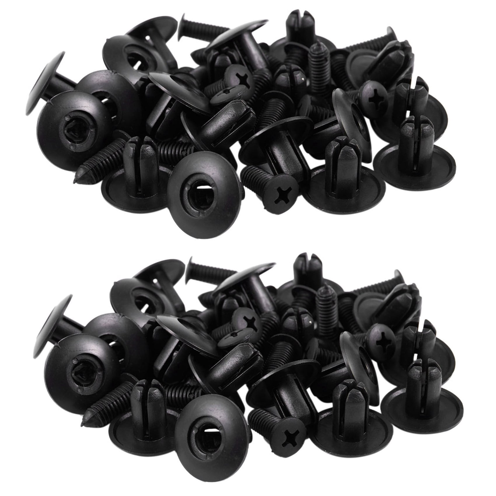 100-Piece Push Retainer Clip Assortment – Bumper Fender Liner – For Chevy GM Cars, SUVs, Trucks