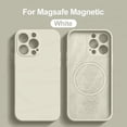 thumbnail image 3 of Original Liquid Silicone Magnetic Case For iPhone 11 13 12 14 15 Pro Max Plus For Magsafe Case Wireless Charge Cover Accessories, 3 of 5