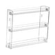 thumbnail image 4 of Organizador de maquillaje de montaje de pared de 3 capas 98x23x122 pulgadas Ligero para los accesorios de paletas de sombra de ojos multifuncional, 4 of 9