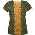 thumbnail image 1 of T-shirt pour Femmes à Imprimé Intégral de Costume Dragon Vert d'Halloween, 1 of 2