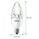thumbnail image 2 of Pack 10 Focos Vela LED Aksi 4w Luz Blanca Base E12, 2 of 4