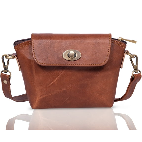 Genuine Leather Small Cross body Purses For Women