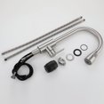 thumbnail image 2 of Kitchen Faucet, Stainless Steel Kitchen Sink Faucets with Pull Down Sprayer Without Deck Plate, 2 of 7