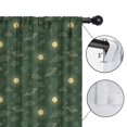 thumbnail image 4 of Blackout Kids Curtains,Dark Green Sun Planet Star Cloud Pattern Childrens Insulated Curtains Set Of 2,Bedroom Essentials,Toddler Room Decor 42x54in(106x137cm), 4 of 5
