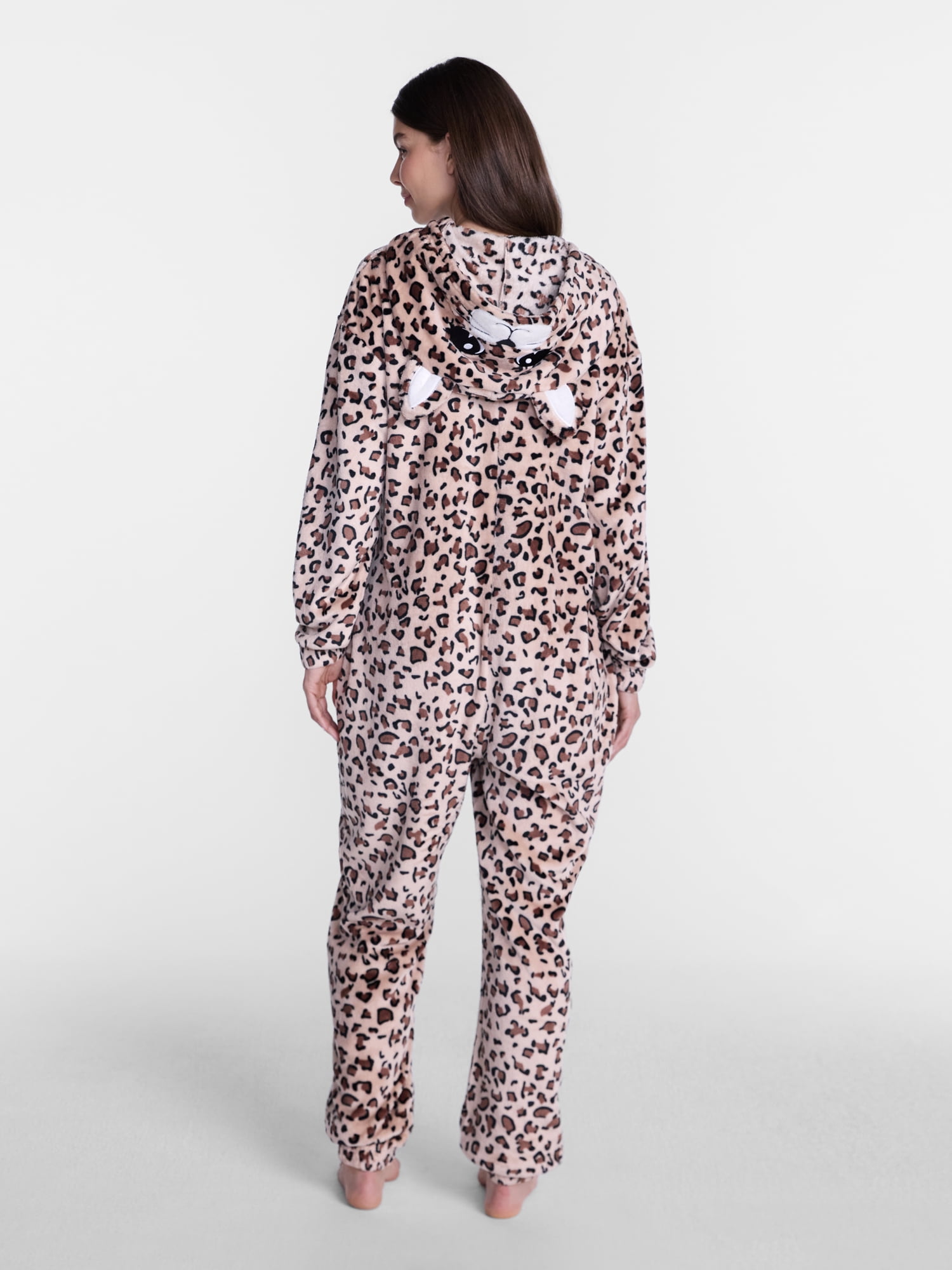 Leopard Print Women’s Union Suit from Way To Celebrate, Sizes XS-3X