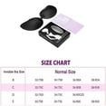 thumbnail image 3 of FUTATA Adhesive Bra Strapless Self Push Up Bras Invisible Backless Magic Bra for Women Black, 3 of 6