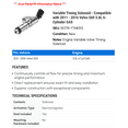 thumbnail image 2 of Variable Timing Solenoid - Compatible with 2011 - 2016 Volvo S60 3.0L 6-Cylinder GAS 2012 2013 2014 2015, 2 of 2