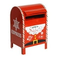 thumbnail image 1 of Buzón de Navidad Decorativo de Hierro Resistente para Cartas Periódicos Regalos Y Mensajes con Diseño Festivo Adecuado para Hoteles Bares Cafeterías Y, 1 of 9