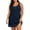 Navy, variant on Hulanddfd Women's Dress Independence Day Printed V Neck Spaghetti Strap Ankle-Length Dress E Multicolor Size 5XL Navy Size 3XL