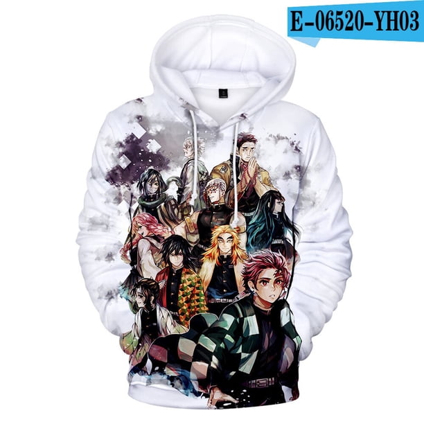 Sudadera Attack on Titan, suéteres y jerséis de Anime, ropa de calle Unisex, Tops, sudaderas con capucha de manga larga, suéter informal, camisas de Cosplaynegro 03SG Deng Xun unisex