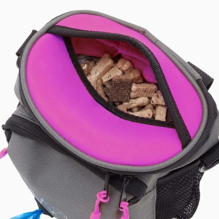 Wolf in Winter Pet Dog or Horse Treat Pouch Bag with Neoprene Split Top Patent Pending Stylish Quality Dog Training Treat Pouch with XL Shoulder