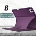 thumbnail image 5 of Fintie Magnetic Stand Case for iPad Pro 11-inch (M5) 2025 / (M4) 2024 - Multiple Angles Shockproof Rugged Soft TPU Cover with Pencil Holder, Purple, 5 of 10