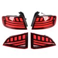 thumbnail image 1 of LED Tail Lights Rear Lamp With Dynamic Turn Signal, Fits A4 B8 Pre facelift Sedan S4 2009-2012 LED Tail Lights Rear Lamp Assembly, 1 of 7