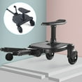 Universal 2in1 Stroller Ride Board with Seat Pedal - Buggy Wheeled ...