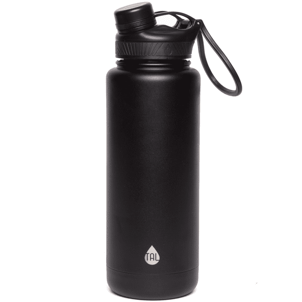Tal 26 Ounce Black Ranger Water Bottle With Straw Replacement Lid