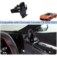 thumbnail image 6 of TINKI Car Phone Mount Fit for Chevrolet Corvette C8 2020-2023, Cell Phone Holder for Center Console Air Conditioner Side Panel, Handsfree Air Vent Phone Stand, 6 of 6
