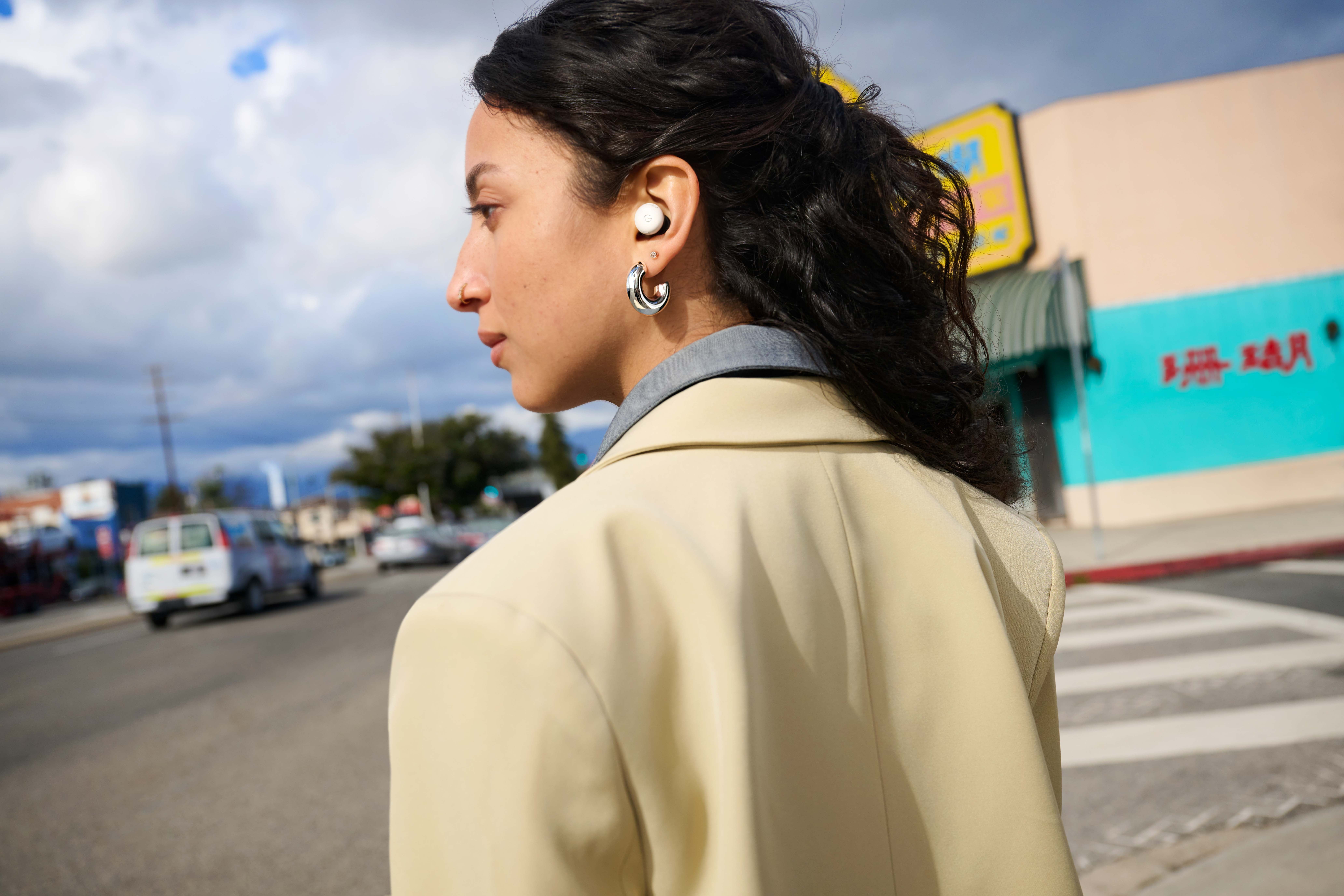 Google - Pixel Buds Pro 2 - Wireless Earbuds with Active Noise Cancellation – Bluetooth Headphones - Porcelain