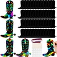 thumbnail image 1 of Juego de tarjetas rasca y gana Hungdao Western Cowboy Boot para niños, 80 unidades, 1 of 6