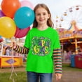 thumbnail image 2 of Girls Clothes Size 5 Girls' Long Sleeve Shirts Unisex Kids False Two Piece Tee, Festive Casual Holiday Pullover For Boys Girls Ages 2-12 School Clothes For Girls, 2 of 6