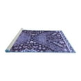 thumbnail image 2 of Ahgly Company Machine Washable Indoor Rectangle Abstract Blue Modern Area Rugs, 8' x 10', 2 of 4