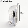 thumbnail image 7 of 2PCS Standing Toiletry Bag, Portable Lightweight Travel Toiletry Bag, Mesh Large Capacity Cosmetic Waterproof Bag,Foldable Clear Hanging Travel Toiletry Bag Cosmetic Organiser Storage(Pink+White), 7 of 7