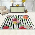thumbnail image 3 of Area Rug Pad Beautiful Flowers Nursery Rugs Floor Mat for Kids Playing Room Living Room Bedroom 7' x 5' (80 x 58 inch), 3 of 6