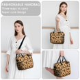 thumbnail image 6 of Beige and Black Of Leopard Print Womens Lunch Box for Work,Insulated Large Lunch Bag for Tween and Teen,Loncheras Para Mujer,Leakproof Adult Lunch Bag for Work,Beach,Travel,Picnic,Camping, 6 of 7