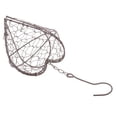 thumbnail image 4 of Cadre de Couronne en Fil de Fer Rustique Support de Plante (Plantes Non Incluses) - Forme de Cœur 17cm, 4 of 8